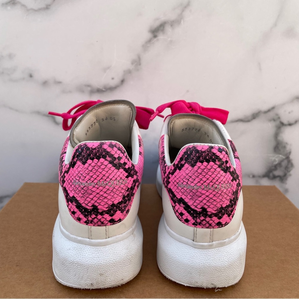 Alexander Mcqueen Larry Runway Python-Embossed Le… - image 5